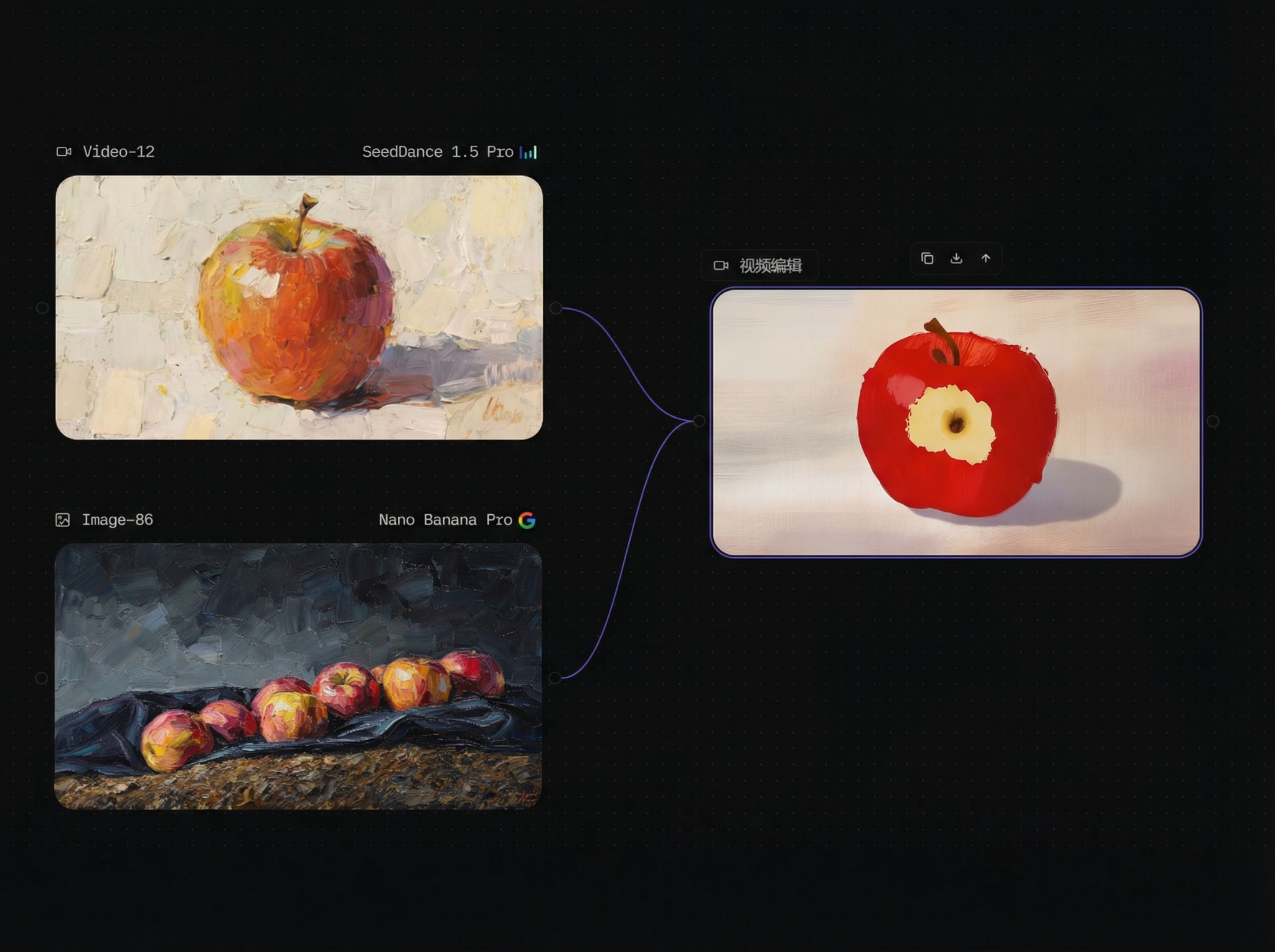 Video editing (video editing) feature